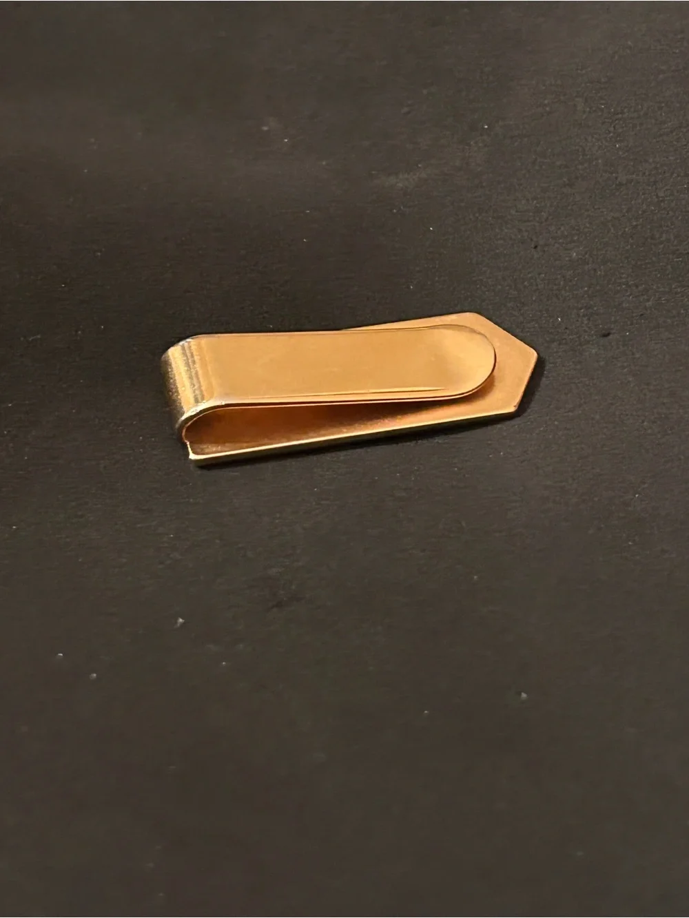 Men’s Vintage Gold Plated Money Clip with Crystal Rhinestone
